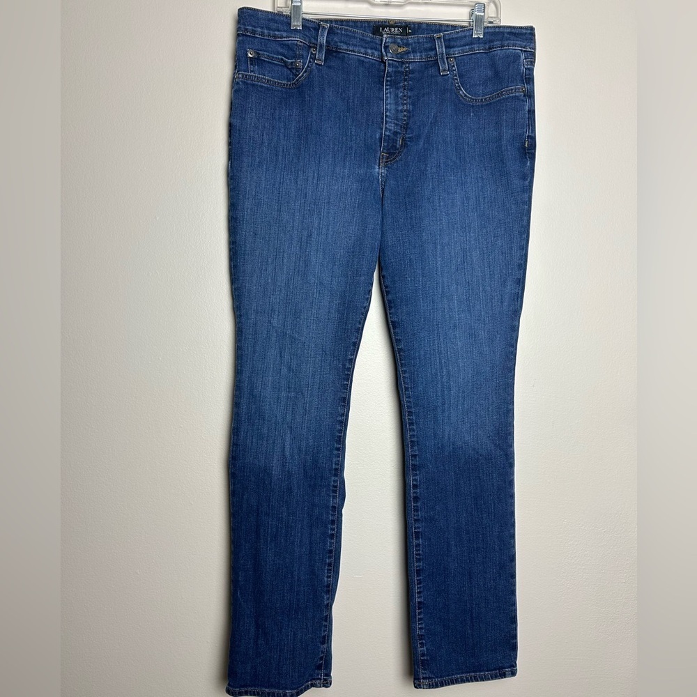 Lauren Ralph Lauren LRL Jeans 16 Premier Slim Straight Jeans #200700672003 Plus